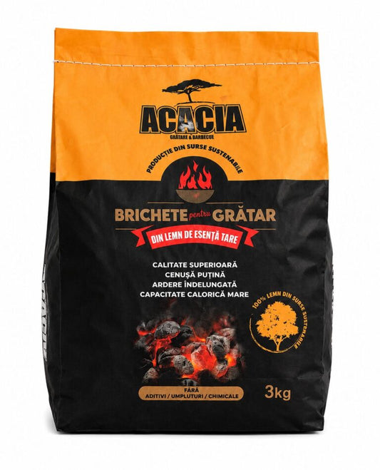 Carbune brichete pentru grătar ACACIA 3KG